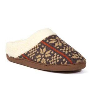 DEER STAGS LODGE Men's Closure-Toe Knit Comfort Slippers Shoes